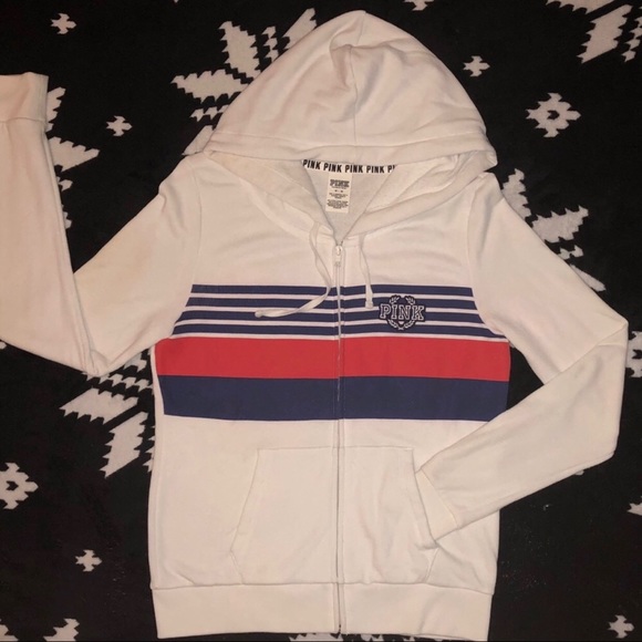 🛑📛SOLD📛🛑VS PINK Full Zip Hoodie. - Picture 6 of 8